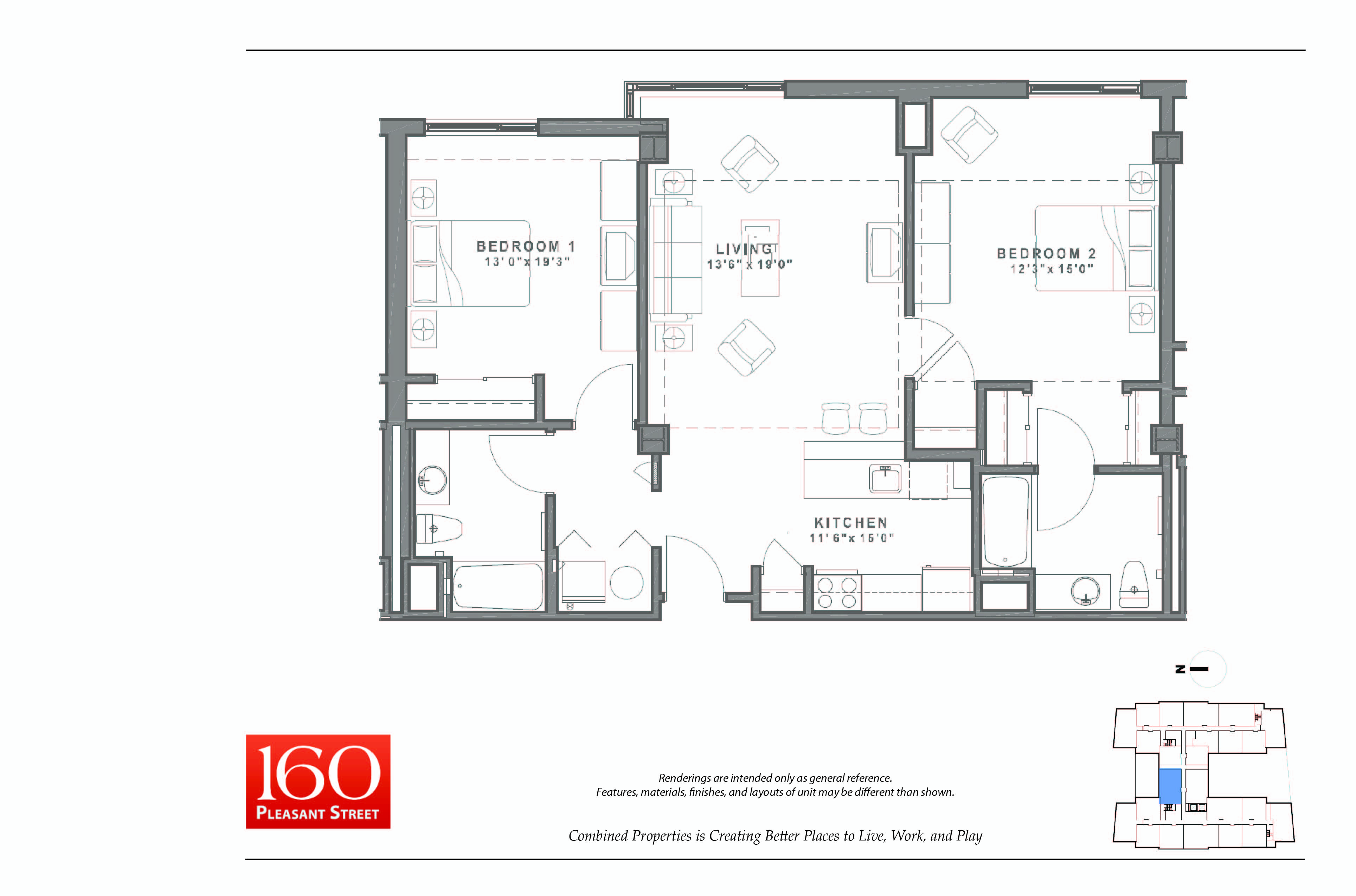 Malden - 2 Beds, 2 Baths - Image 35